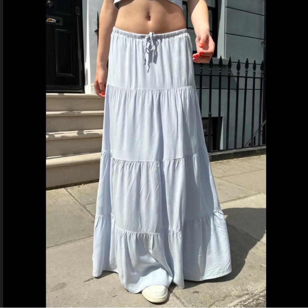 Brandy Melville tiered maxi skirt
